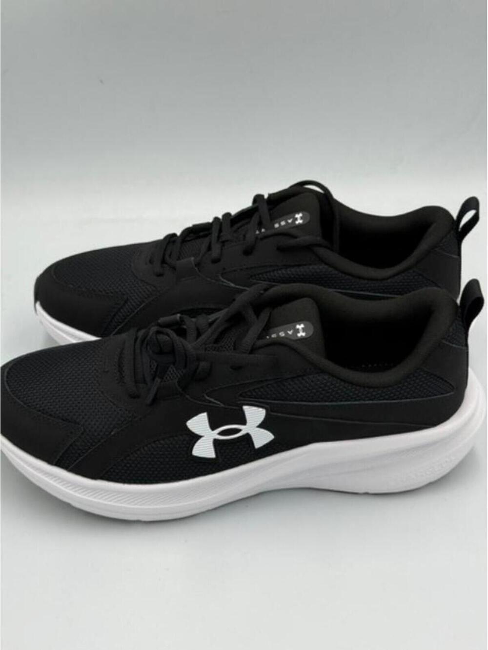 Under Armour Charged+ Assert 11 - Black/White Men's 11